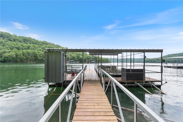 393 Timberlake Ln, Eureka Springs, AR 72631 - dock area with a water view
