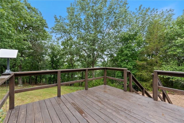 393 Timberlake Ln, Eureka Springs, AR 72631 - view of wooden terrace