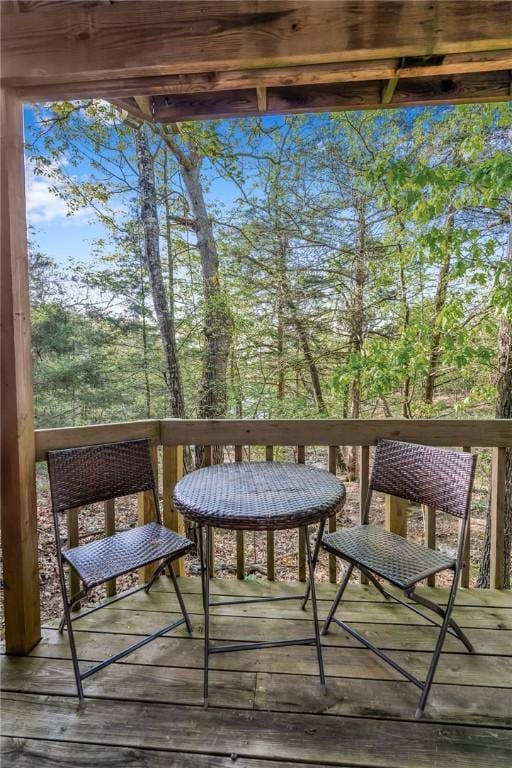 21271 Maple Dr, Garfield, AR 72732 - view of wooden terrace