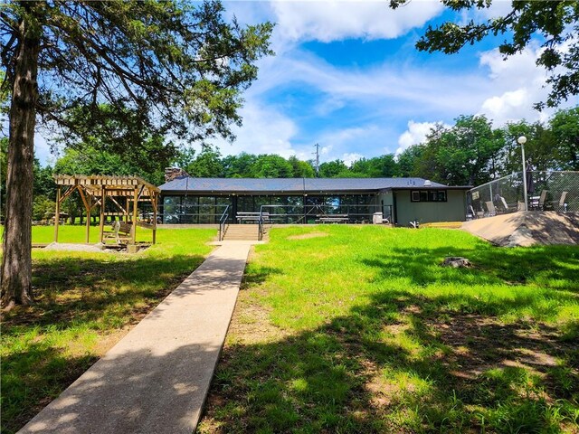 21271 Maple Dr, Garfield, AR 72732 - surrounding community with a yard