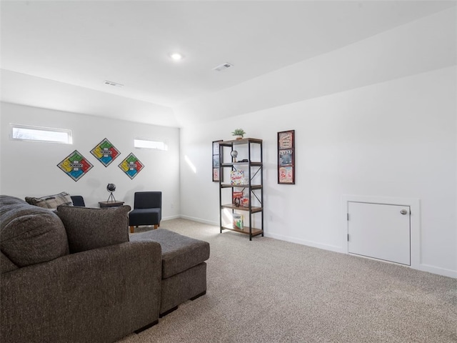 1030 Shine Pl, Centerton, AR 72712 - carpeted living area featuring baseboards