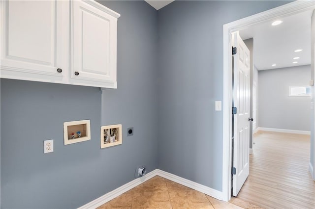 13449 Loyle Ln, Gravette, AR 72736 - laundry area with electric dryer hookup, washer hookup, and cabinet space