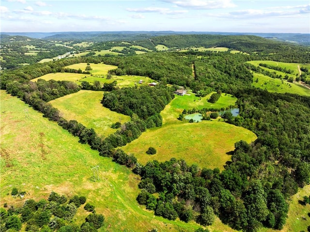 617 County Road 736, Berryville, AR 72616 - bird's eye view of a heavily wooded area