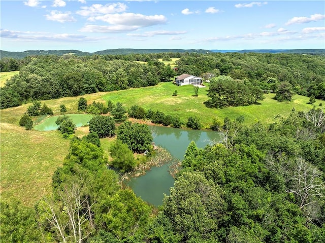 617 County Road 736, Berryville, AR 72616 - drone / aerial view of a nearby body of water and a heavily wooded area