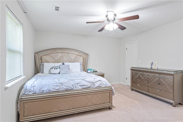 1903 Jean St, Springdale, AR 72762 - bedroom featuring light carpet and ceiling fan