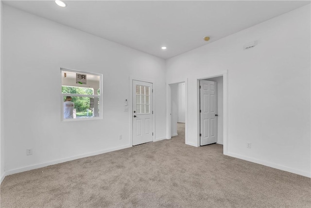 408 SW 2nd Ave, Gravette, AR 72736 - carpeted spare room featuring recessed lighting and baseboards