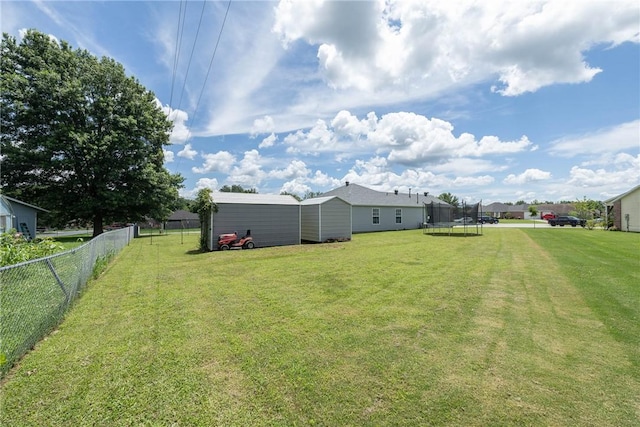 374 Meszaros Ct, Pea Ridge, AR 72751 - view of yard with a trampoline