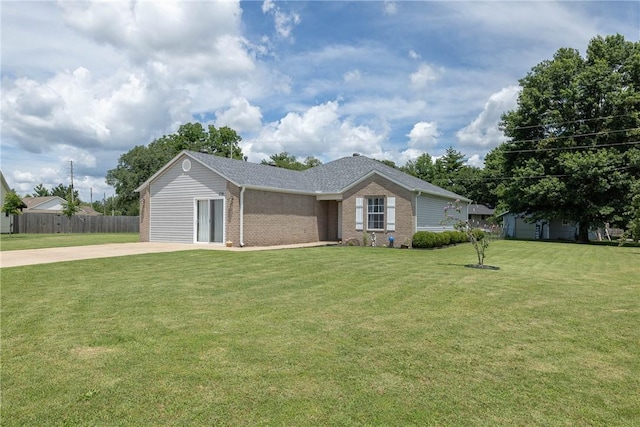 374 Meszaros Ct, Pea Ridge, AR 72751 - ranch-style home with brick siding and concrete driveway