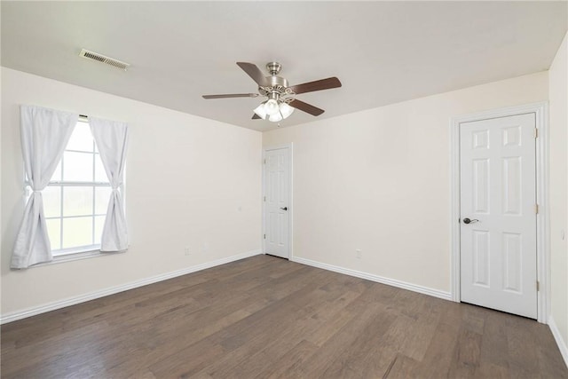 374 Meszaros Ct, Pea Ridge, AR 72751 - empty room with wood finished floors and ceiling fan