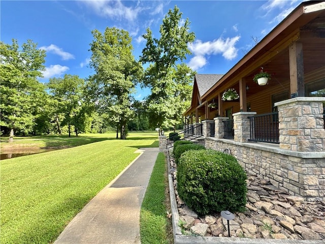 8500 Rock Creek Rd, Mulberry, AR 72947 - view of green lawn