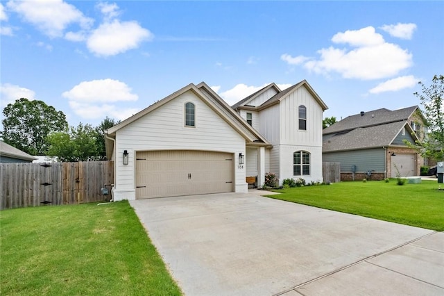 108 Dobson St, Pea Ridge, AR 72751 - traditional home with board and batten siding, driveway, and an attached garage