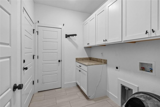 108 Dobson St, Pea Ridge, AR 72751 - laundry area with cabinet space, washer hookup, and electric dryer hookup