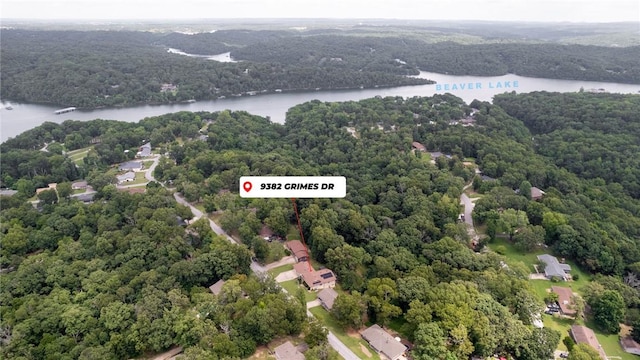 9382 Grimes Dr, Rogers, AR 72756 - bird's eye view of a nearby body of water