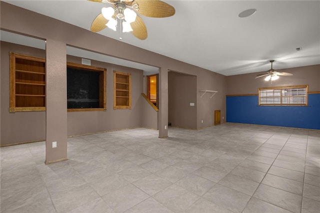 9382 Grimes Dr, Rogers, AR 72756 - spare room with a ceiling fan
