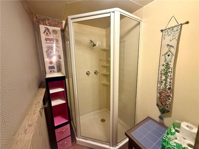 16 Nut St, Eureka Springs, AR 72632 - bathroom with a shower stall