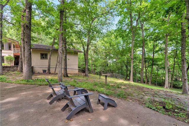 1018 N Canterbury Rd, Fayetteville, AR 72701 - view of yard featuring a patio