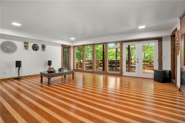 1018 N Canterbury Rd, Fayetteville, AR 72701 - office space with light wood-style floors and french doors