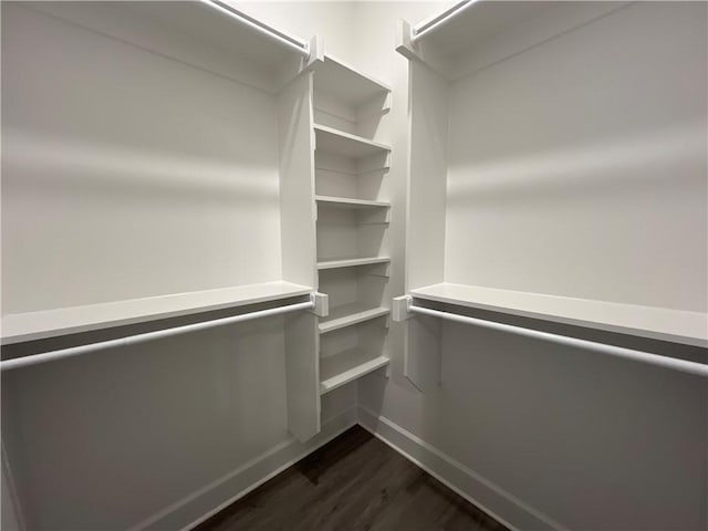 1340 Mt Hood Dr, Centerton, AR 72719 - walk in closet with dark wood finished floors