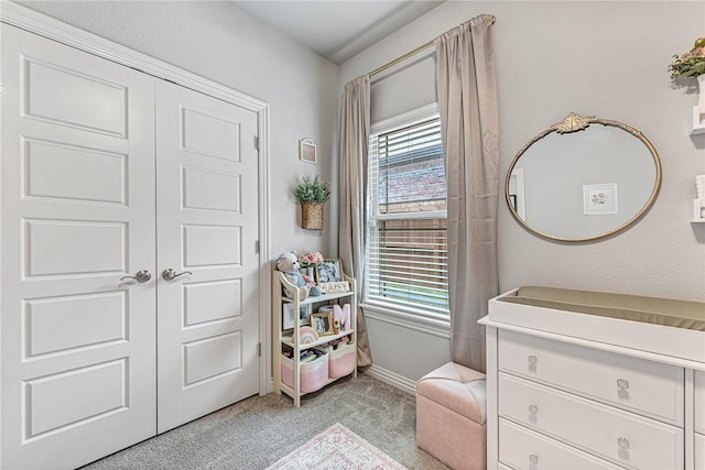 1208 Hickory St, Cave Springs, AR 72718 - bedroom featuring light carpet and baseboards
