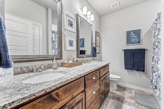 1208 Hickory St, Cave Springs, AR 72718 - full bathroom with double vanity and toilet