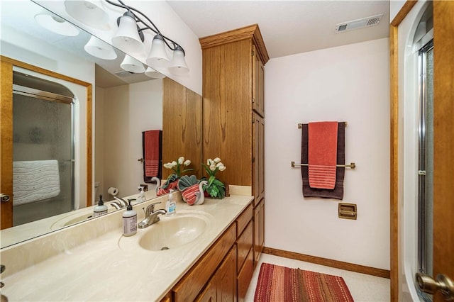 161 Hillcrest Rd, Eureka Springs, AR 72631 - full bathroom featuring vanity and a shower with door
