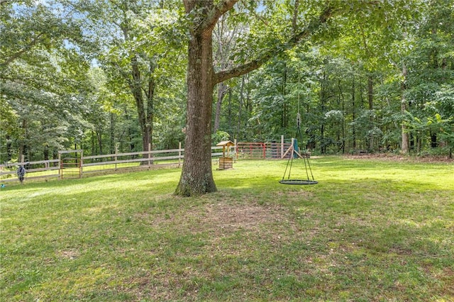 16590 Roughton Ln, Pea Ridge, AR 72751 - view of yard featuring a forest view