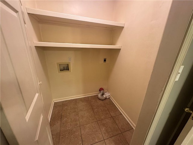 116 Autumn Cv, Searcy, AR 72143 - washroom with electric dryer hookup, washer hookup, and tile patterned floors