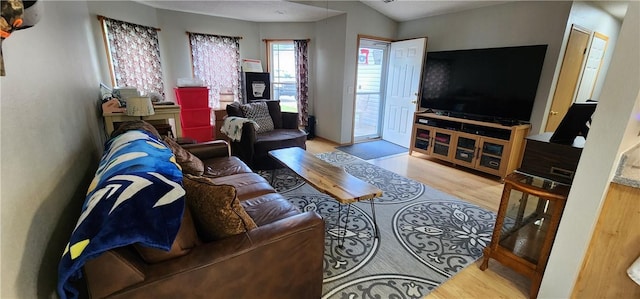 1210 Spring St, Bentonville, AR 72712 - living room featuring wood finished floors