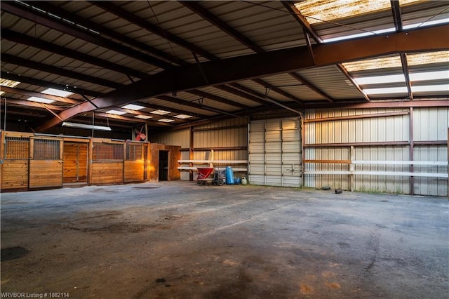 3655 Beach Way, Van Buren, AR 72956 - garage with metal wall