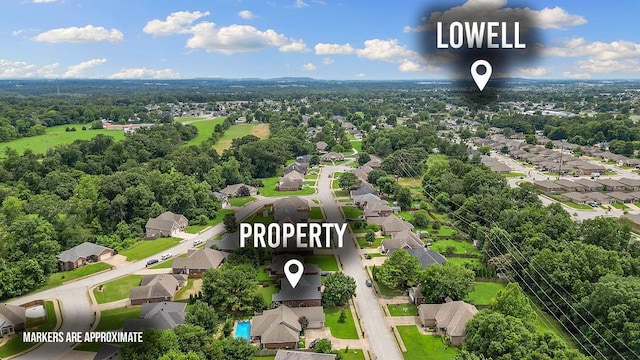 1409 S Breckenridge Loop, Rogers, AR 72756 - aerial perspective of suburban area