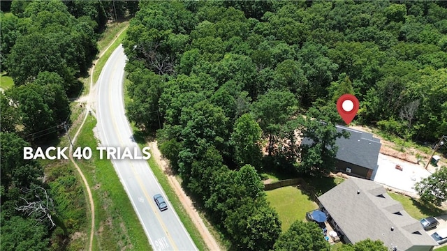 7 Consett Ln, Bella Vista, AR 72714 - bird's eye view of a heavily wooded area