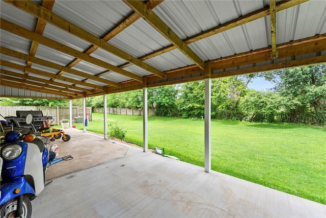 2302 12th Pl, Rogers, AR 72758 - fenced backyard with a patio area