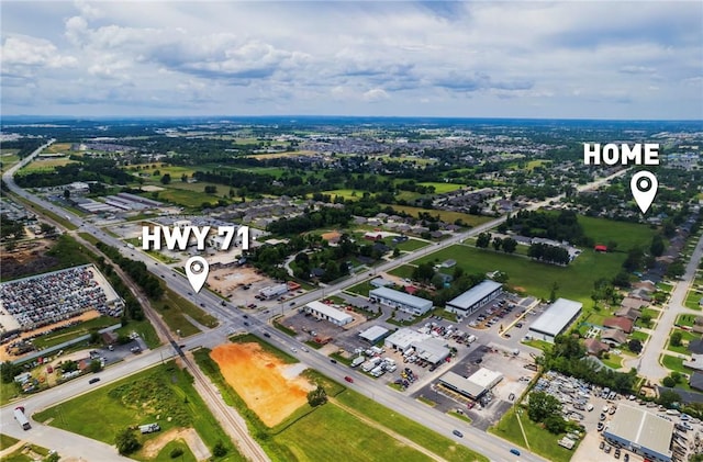 2302 12th Pl, Rogers, AR 72758 - aerial view