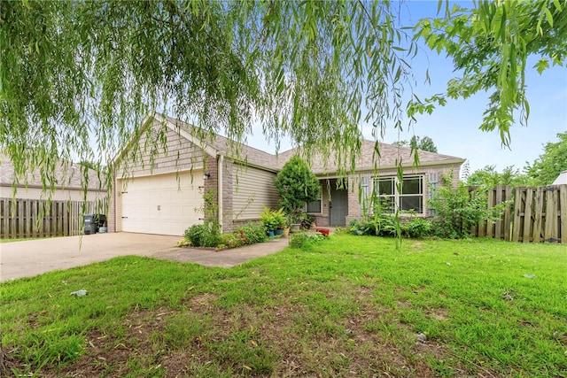 2302 12th Pl, Rogers, AR 72758 - ranch-style house with driveway, an attached garage, and brick siding