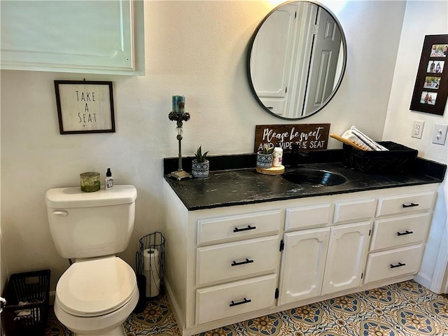 3383 Sr 164 E, Dover, AR 72837 - bathroom with vanity and tile patterned flooring