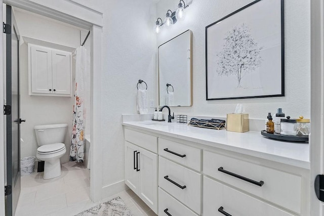 103 NW Ozark Way, Bentonville, AR 72712 - bathroom featuring vanity, tile patterned floors, and shower / tub combo