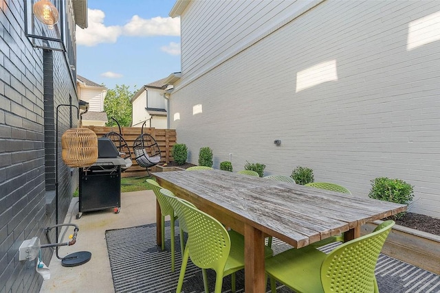 103 NW Ozark Way, Bentonville, AR 72712 - view of patio / terrace featuring area for grilling and outdoor dining space