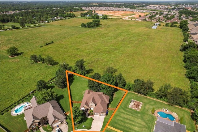 4130 Willowbend Dr, Rogers, AR 72758 - aerial overview of property's location featuring property boundaries highlighted