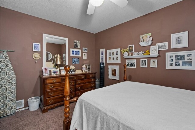 2105 Brookhaven Dr, Alma, AR 72921 - bedroom with carpet flooring and ceiling fan