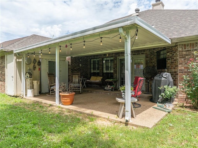2105 Brookhaven Dr, Alma, AR 72921 - view of patio / terrace featuring grilling area