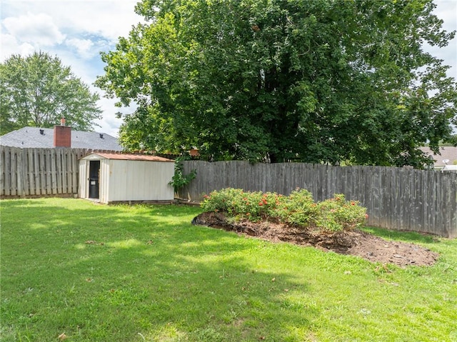 2105 Brookhaven Dr, Alma, AR 72921 - fenced backyard featuring a storage shed