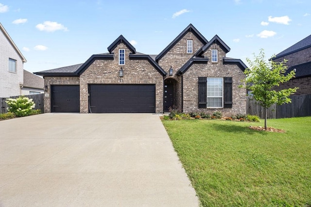 1428 Allens Mill Way, Cave Springs, AR 72718 - french provincial home with brick siding, an attached garage, and concrete driveway