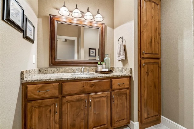 348 Whitcliff Dr, Cave Springs, AR 72718 - bathroom with vanity and a textured wall