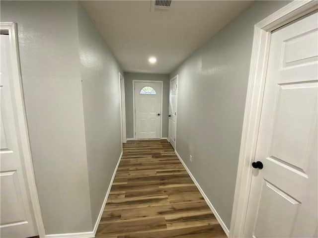 21 S Elizabeth St, Dover, AR 72837 - corridor with wood finished floors and recessed lighting