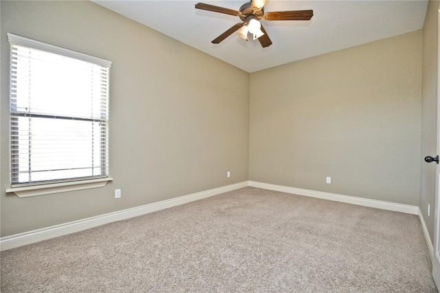 145 Rosemeade Dr, Farmington, AR 72730 - unfurnished room with a ceiling fan, carpet, and healthy amount of natural light