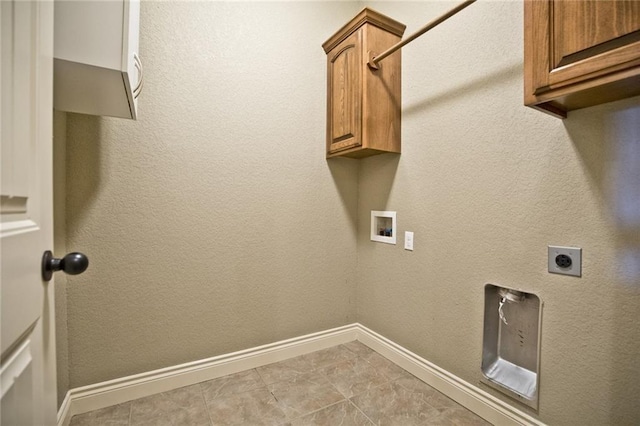 145 Rosemeade Dr, Farmington, AR 72730 - washroom featuring hookup for a washing machine, electric dryer hookup, and cabinet space