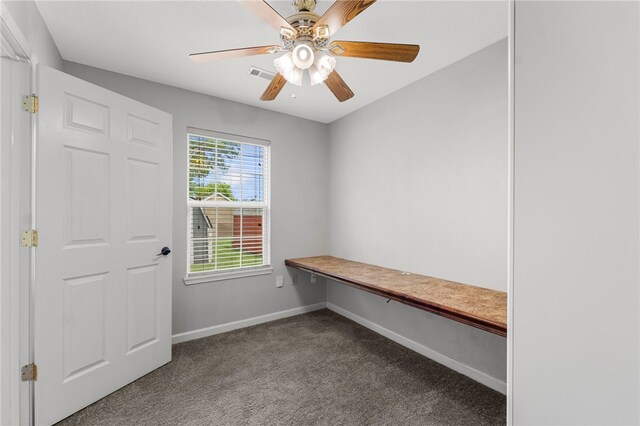 603 Thomas Blvd, Springdale, AR 72762 - unfurnished office with carpet floors and a ceiling fan