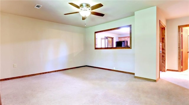19135 Shoreline Way, Fayetteville, AR 72703 - empty room with light colored carpet and ceiling fan