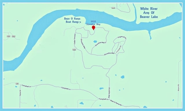 19135 Shoreline Way, Fayetteville, AR 72703 - map / location