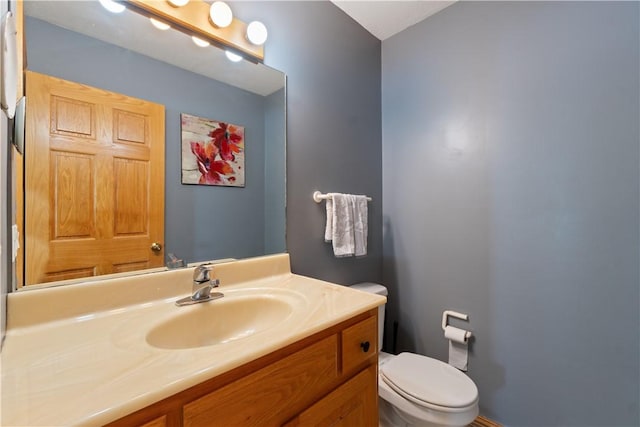 188 Point Mirage Rd, Eureka Springs, AR 72631 - half bathroom with toilet and vanity